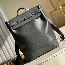 Ångare ryggsäck 10a spegel kvalitetsdesigner ryggsäckar lyxig axelväska belagd duk resväska med låda L328
