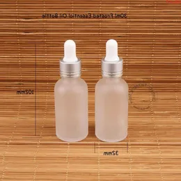 30 teile/los Großhandel Glas 30 ml Ätherisches Öl Flasche Matt Tropf Topf 1 UNZE Frauen Kosmetik Behälter 30 Gramm probe Test Jarhohe menge Rcuho