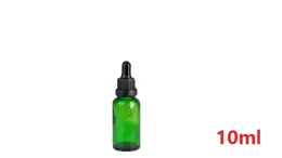 クラシックグリーンガラス液体試薬ピペットボトル目滴アロマセラピー5ML-100mlエッセンシャルオイル香水ボトル卸売無料DHL