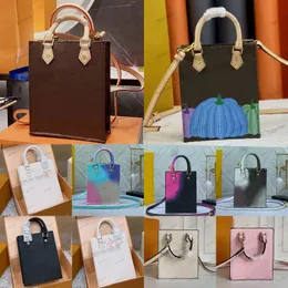Petit Sac Plat Bag Designer torba Mini skórzana kobiety Krzyż nadwozie Wysokiej jakości luksusowy pasek Black White Różowe torby