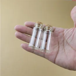 50 stks/partij 22*50mm 10 ml Opslag Glazen Flessen Met Kurk Ambachten Tiny Potten Transparante Lege Pot mini Fles Gifthigh qualtity Jregx