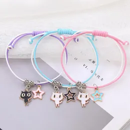 Kettenglied-Armbänder, 3-teilig, Freundinnen-Armband, dreiteilig, weiblich, niedlich, Schwester, Freundschaft, koreanische Version, einfach