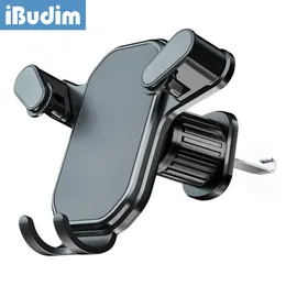 Ibudim Gravity Car Phone Holder Car Air Vent Clip Mount Mobile Cell Stand SmartPhone GPSサポート4.7-6.7インチモバイルデバイス