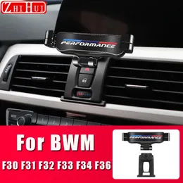 Auto Telefon Halter Für BMW 3 4 5 7 Serie X3 X4 X5 X6 3GT 5GT F30 F32 F10 f07 F25 F26 E70 E71 F15 Air Vent Halterung Schwerkraft Halterung