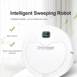 Hand Push Sweepers 2023 USB Sweeping Robot Vacuum Cleaner Mopping 3 In 1 Smart Wireless 1600Pa Dragging Cleaning Sweep Floor For Home Office Clean 230621