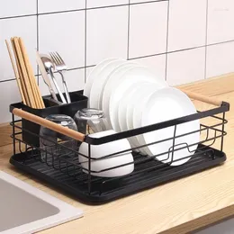 フック実用的な皿収納ラックはホームオフィスで使用できます寮の店はすぐに排水するのに役立ちます