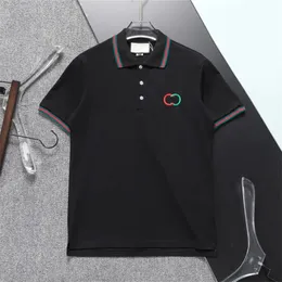 علامات تجارية فاخرة مصممة للرجال Polos T-Shirt الصيف الأزياء التنفس القصيرة الأكمام القمصان القمصان العلوية غير الرسمية M-3XL