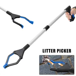 Brooms Dustpans Foldbar Gripper Extender Handverktyg Litter nå plockare Collapsible Graber Grabber Plocka upp 230621