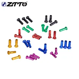 Raios de bicicleta ZTTO MTB 60pcs Mamilos de raios de bicicleta 2.0 14mm Liga de alumínio Ciclismo Estrada Mountain bike Roda Multicolor 230621