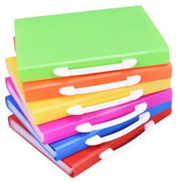 Bolsos coloridos quentes Pasta de arquivos expansível A4 Arquivo expansível Organizar pasta de arquivos portátil acordeão Pasta de documentos de escritório Bolsas