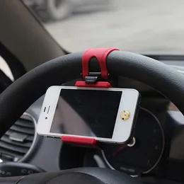 Araba Direksiyon Simidi Telefon Klip Moza Tutucu Universal Bisiklet Otomatik Kamera GPS iPhone Samsung için Stand Braketi