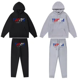 Trapstar hoodie Mens trapstar tracksuit Mens Tracksuit 2 Piece Hooded Athletic Sweatsuit Short Sleeve Casual Sports Hoodie Set