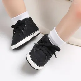 Первые ходьки детские ботинки мальчики кроссовки мягкая подошва анти-скользящая детская кроватка