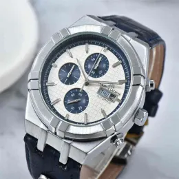 Maurice Lacroix Luxury Multifunction Chronograph Top Leather Men's Watch Fake Week True Calendar Quartz 0214323T
