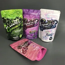 أبيض Runtz تعبئة التعبئة والتغليف مملوءة 500 ملغ الوردي Runtg Gummies Batermelon Mylar Bag 4 أنواع الأثير runts الأثير قائم على الرائحة برائحة الإثبات تعبئة الأكياس الإمدادات