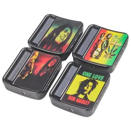 Portable Cigarette Rolling Machines Manual Maker Tobacco Rolling Box Joint Cone Roller Smoking Roller Machine Factory Direct Sale