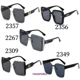 Роскошный дизайнер H Home Sunglasses Интернет -магазин 2023 Корейская версия женщин Новая модная интернет -бокалы знаменитостей, устойчивые