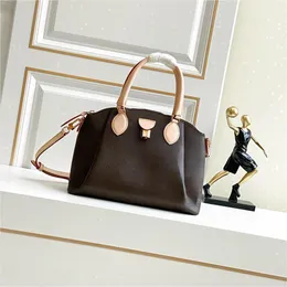 5A Designers Classic RIVOLI'S women handbags with lock luxury large capacity travel High quality Genuine Leather shoulder bag