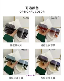 Tasarımcı Lüks Marka H Ev Güneş Gözlüğü Satışta Aynı Stil Kadın Kıdemli Sense 2023 Yeni Büyük Yüz Anti Ultraviyole Fashio Hediye Kutusu ile