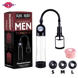 Pump Toys Sex Pistols Ampliación del pene Amplificador de vacío Adulto y Producto Adultos Tienda para hombres Parejas 1125