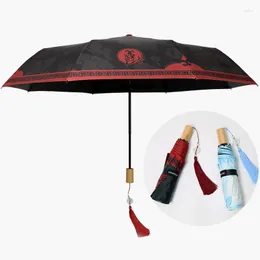 Зонтичные мультфильмы солнечный дождь зонтик Мо дао Зу Ши, основатель дьяволизма Вэй Вусиан Магический Аниме