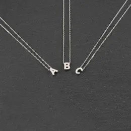 Pendant Necklaces for Women Chain Initial Charms Necklace Metal Letters Jewelry Cut Single Name 230613