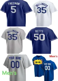 50 Mookie Betts Baseball Jerses 5 Freddie Freeman Baseball Cody Bellinger Trevor Bauer 22 Clayton Kershaw 7 Julio Urias Justin Trea Turner