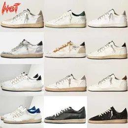 Super 2023 Goldenss Gooses Designer Women Shoes Dirty Superstar Sneakers Men Shoe Classic White Casual Fashion Silver Tail Man Shoe