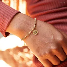 Charm Armband Fashion Eye Pendant Women Armband Luxury Gold Color Pave Zircon Bredd 3mm för smycken GiftCharm Raym22