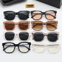 Óculos de sol de grife feminino para mulheres, óculos de sol de olho de gato, óculos de grife, óculos pantos com caixa, letras douradas, corda, design, óculos de sol, fábrica, atacado