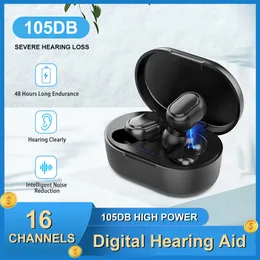 Ear Care Supply 16 kanaler Digitala hörapparater Uppladdningsbart hjälpinformation för Intelligent brusreducering Mini -ljudförstärkare för äldre Audifonos 230621