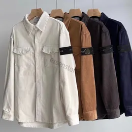 Designerskie kurtki kieszonkowe Kurtka wyspowa Odznaki zamka o długim rękodzie Męs