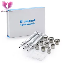 Face Care Devices Beauty Star Diamond Microdermabrasion 9 Tips 3 Wands Dermabrasion Skin Peeling Blackhead Remover Face Skin Care Salon 230621