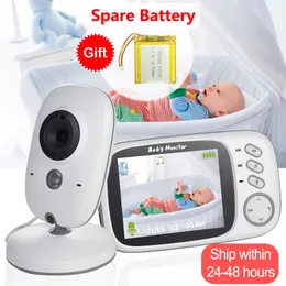 Babyphone-Kamera VB603 Babyphone mit Kamera 3,2 Zoll LCD Elektronischer Babysitter 2-Wege-Audio Sprechen Nachtsicht Video Nanny Radio Babykamera 230621