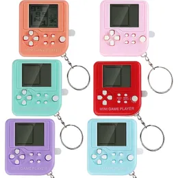 Mini Video Game Party Favors Keychain Toy Multi Colors Gamepad Decoration Toys Keychains for Backpack Birthday School Supplies Key Chains for Kids Gift