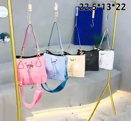 Borse a secchiello per lettere grandi per ragazze di lusso Boutique per bambini vecchi Borsa a tracolla colorata stampata con una borsa a tracolla S0139