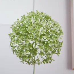 模倣アジサイのフラワーヘッドDIY手作りの花輪を作る材料結婚式の装飾壁アレンジメントアクセサリー偽の花の卸売