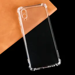 Capa à prova de choque Transparente Soft TPU Phone Case para Samsung Galaxy A05 A15 A25 A25S A04 A23 A33 A82 A22 A32 A02 M02 A12 5G A42 Capas transparentes protetoras