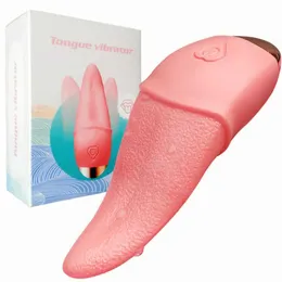 Vibrerande pinne för kvinnans tung simulerad enhet vuxenutrustning sexverktyg 75% rabatt online försäljning