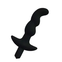 Produtos para adultos Lote Vibração de dez frequências Conical Vestibular Anal Plug Aparelho feminino G-point Massage Stick 75% de desconto nas vendas on-line