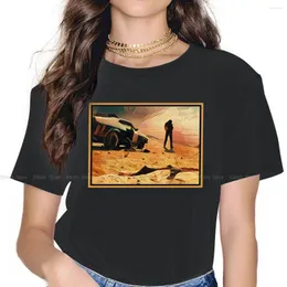 レディースTシャツフューリーロード女性シャツmad max max rockatansky benno swaisey映画ノベルティティーラウンドカラーTシャツギフトアイデア