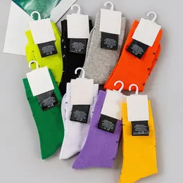 Luxury Men Socks Designer Stocking Classic Letter BA Wygodne oddychanie bawełniane wysokiej jakości moda 8 rodzajów kolorów swoboda wyboru