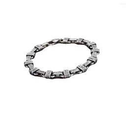 Link Bracelets DeepForest Silver cor chinês exclusivo simples moda personalizada personalizada feita artesanal