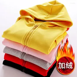 Men's Hoodies Winter 2023 Zipper Children Jackets For Boys Clothes Sweatshirt Coats Kids Girls