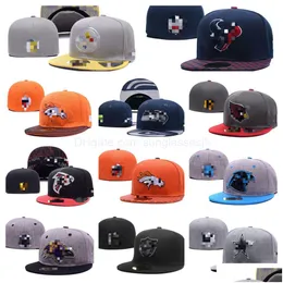 Ball Caps Wholesale Designer Hats Fitted Hat Snapbacks All Team Logo Basketball Adjustable Letter Sports Outdoor Embroidery Cotton F Dhgnq