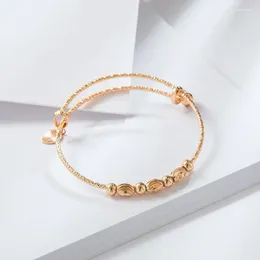 Bangle Viennois Korean Bracelets & Bangles Gold Silver Color Chain For Women Infinity Fashion Jewelry Friendship GiftBangle