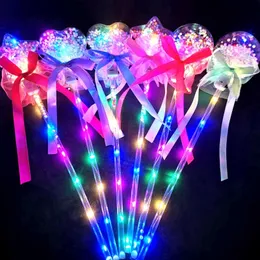 LED Light Sticks Glow Up Magic Różdżka LED Zabawka W Kolorowa światła Rave Rally Child Toy 230621