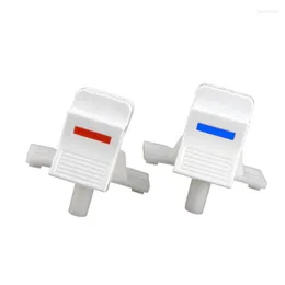 Bathroom Sink Faucets 2pcs Red Blue Water Dispenser Accessories Faucet Switch Width 32mm And Cold Mouth Key Press Type Replacement Part