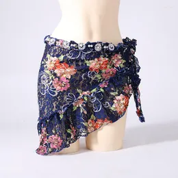 Egipty Egiptian Belly Dance Hip Scali Floral Tribal Fusion Bostum