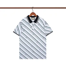 2＃サマーポロスファッション刺繍メンズポロシャツ高品質のTシャツ男性女性ハイストリートカジュアルトップティーサイズM-3XL＃89